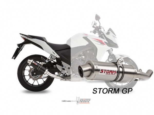 STORM GP Honda CB 500 F / X Auspuff 2013 bis 2015